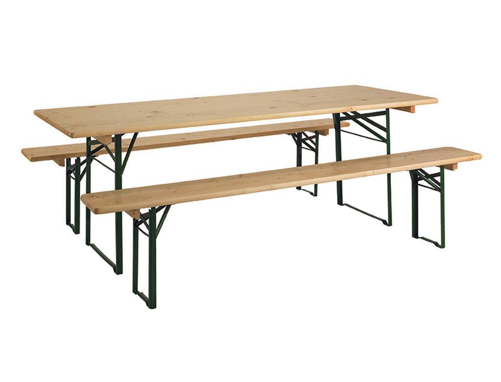 Jardipolys - Jardipolys - Set Brasseur 80 avec table et 2 bancs