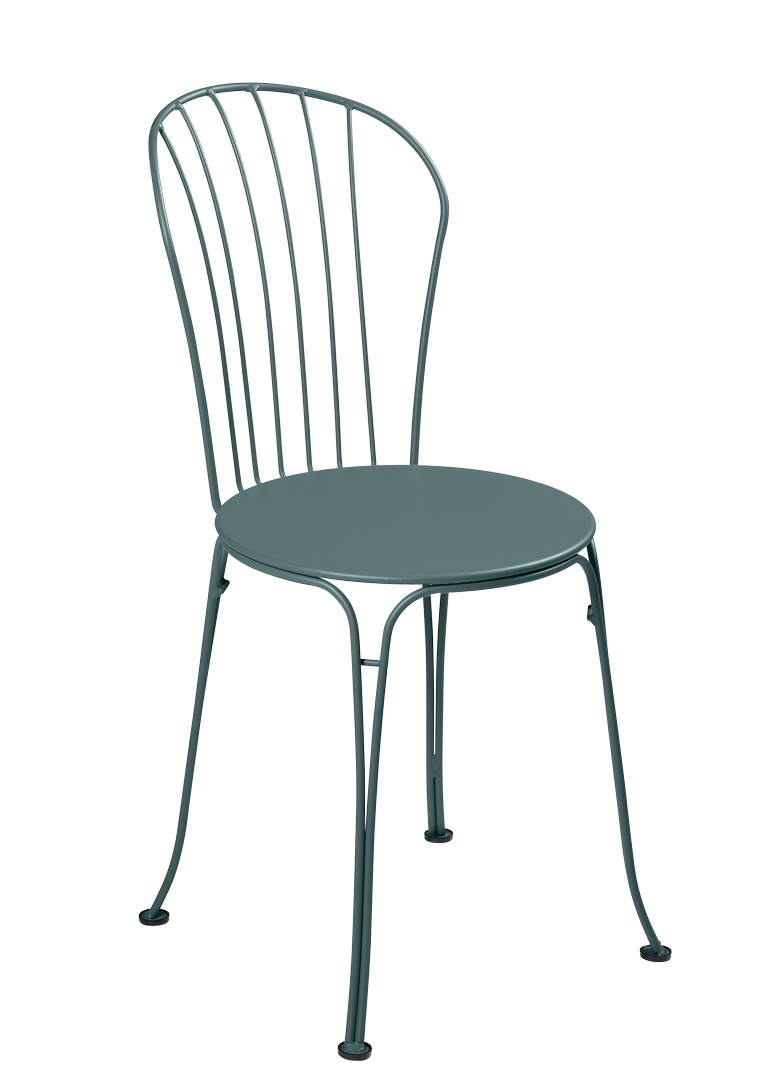 Fermob - Chaise acier gris orage L.40 l.40 H.90 cm - FERMOB