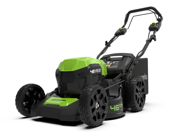 Greenworks - Tondeuse à batterie poussée GREENWORKS GD48LM46 48V - Machine nue - Image 1