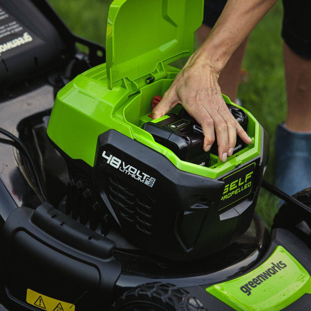 Greenworks - Tondeuse à batterie tractée GREENW GD48LM46SP 48V -Machine nue - Image 5