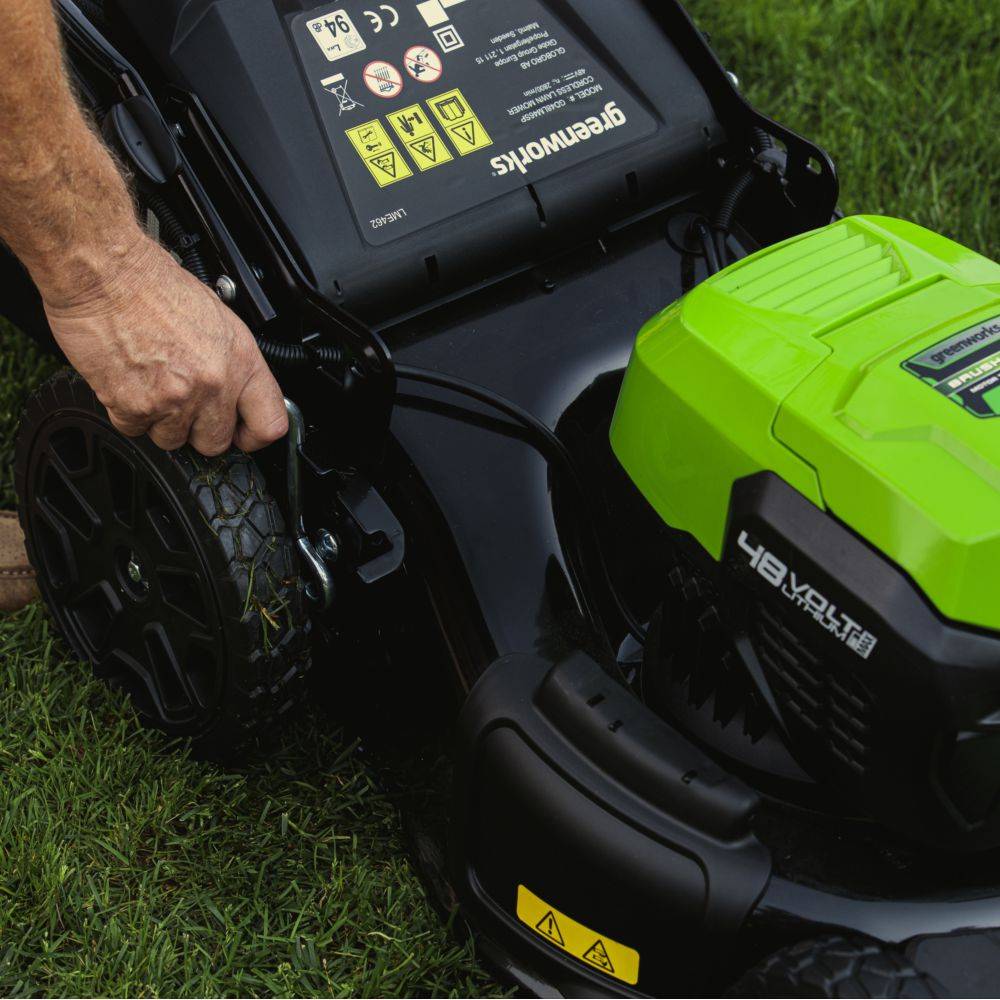Greenworks - Tondeuse à batterie tractée GREENW GD48LM46SP 48V -Machine nue - Image 6