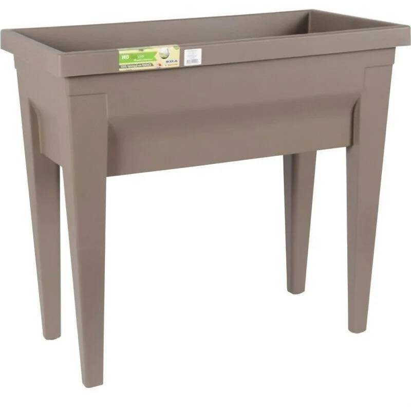 Potager sur Pieds Plastique Marron – EDA PLASTIQUES