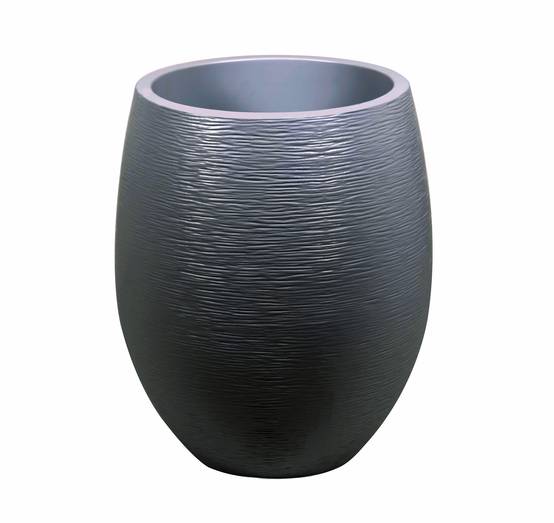 Pot "EGG "GRAPHIT" GM
Double paroi Dim. 50 x H 60 cm Volume 53 L - Image 1