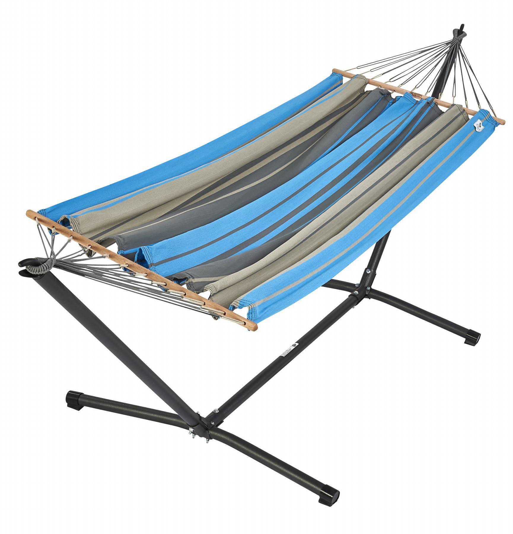 Jobek - Jobek - Set Hamac Métalik Turquoise Anthracite 100%