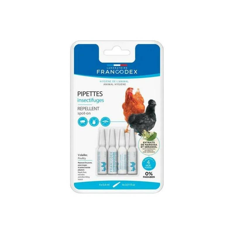 Francodex - Pipettes insectifuges Volaille – FRANCODEX - Image 1