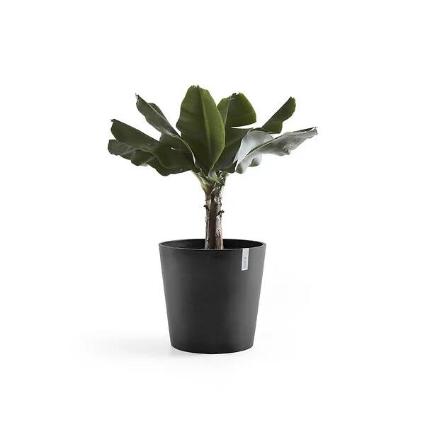 Pot Rond Plastique Recyclé Gris Foncé Ø 60 cm H 54,8 cm - ECOPOTS - Image 5
