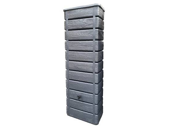 Belli - Récupérateur d'eau de pluie 300L mural collecteur inclus imitation bois - BELLI - Image 6