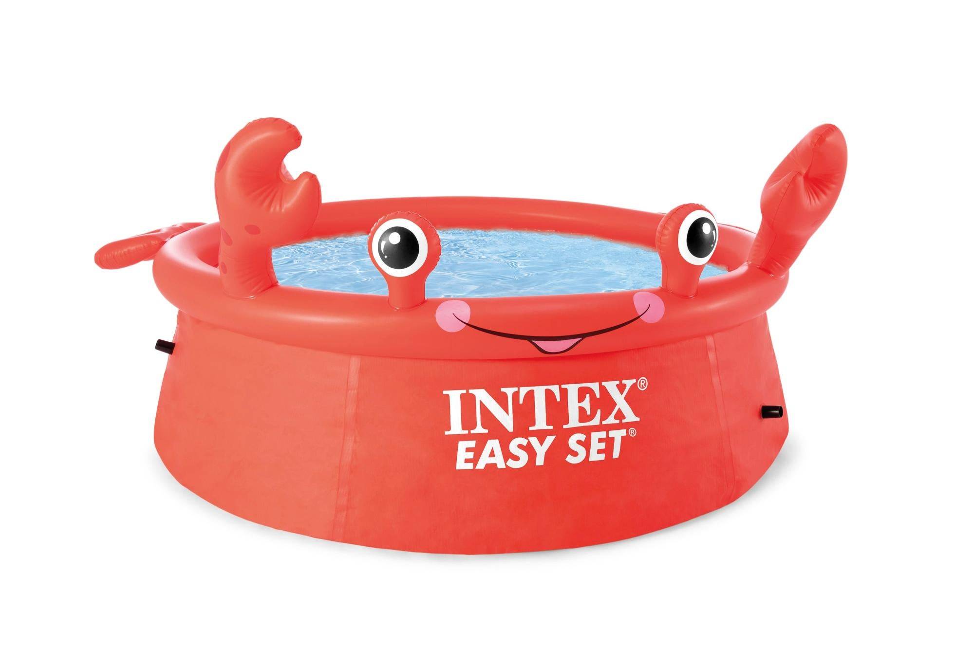Intex - Piscine gonflable Happy Crab PVC Rouge Ø 183 cm 26100EH - INTEX - Image 3