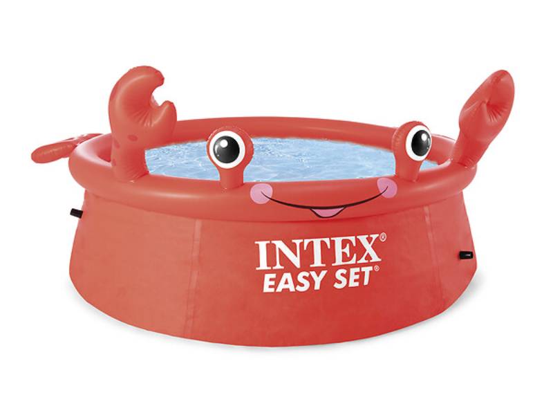 Intex - Piscine gonflable Happy Crab PVC Rouge Ø 183 cm 26100EH - INTEX - Image 5