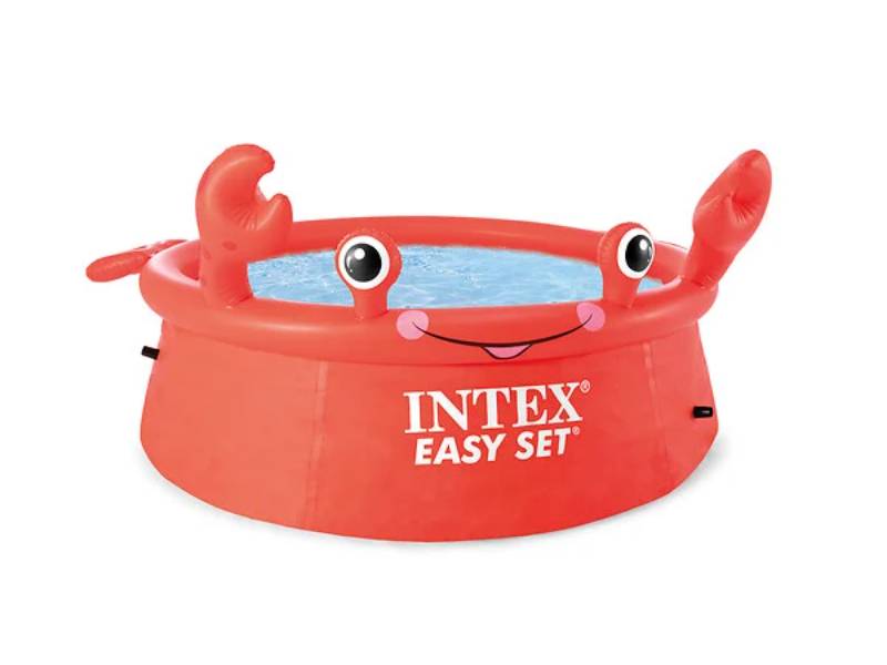 Intex - Piscine gonflable Happy Crab PVC Rouge Ø 183 cm 26100EH - INTEX - Image 7