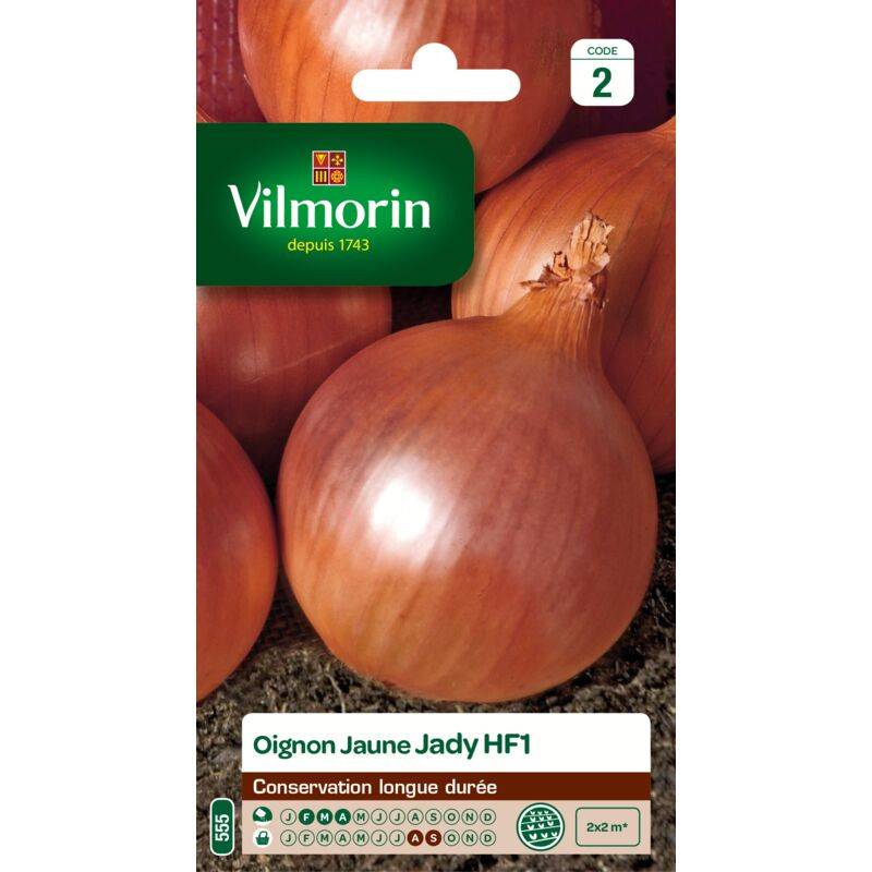 Oignon jaune semences racine - Vilmorin 2 g - Image 1