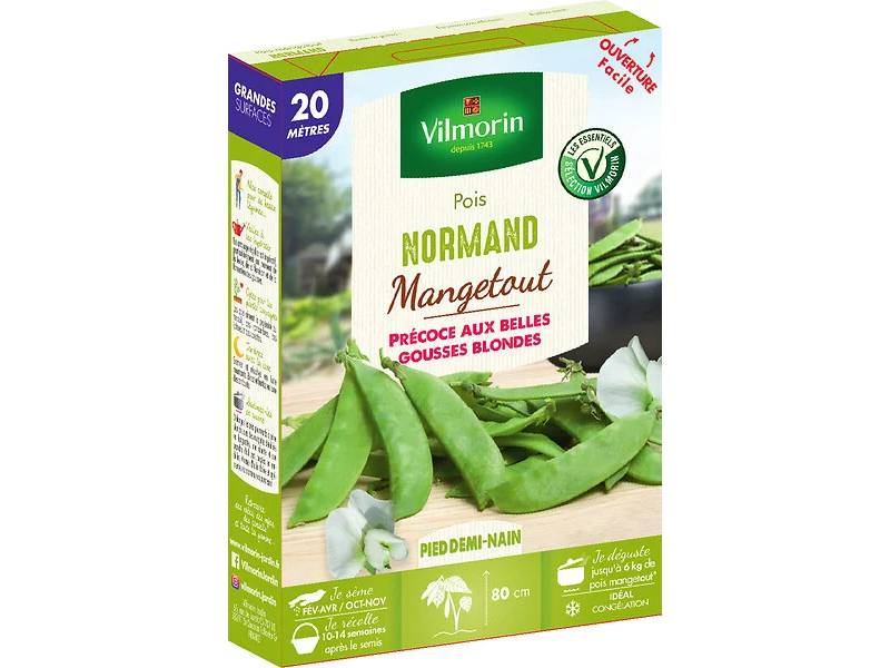 Vilmorin - Pois Normand série 20m sachet graines 176 g - Vilmorin