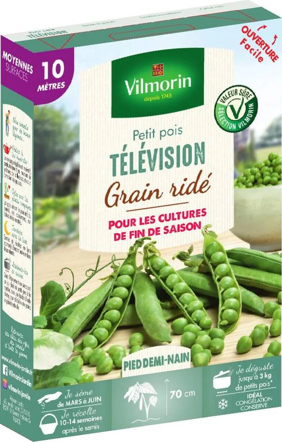 Pois télévision Graine potager VILMORIN - Image 1