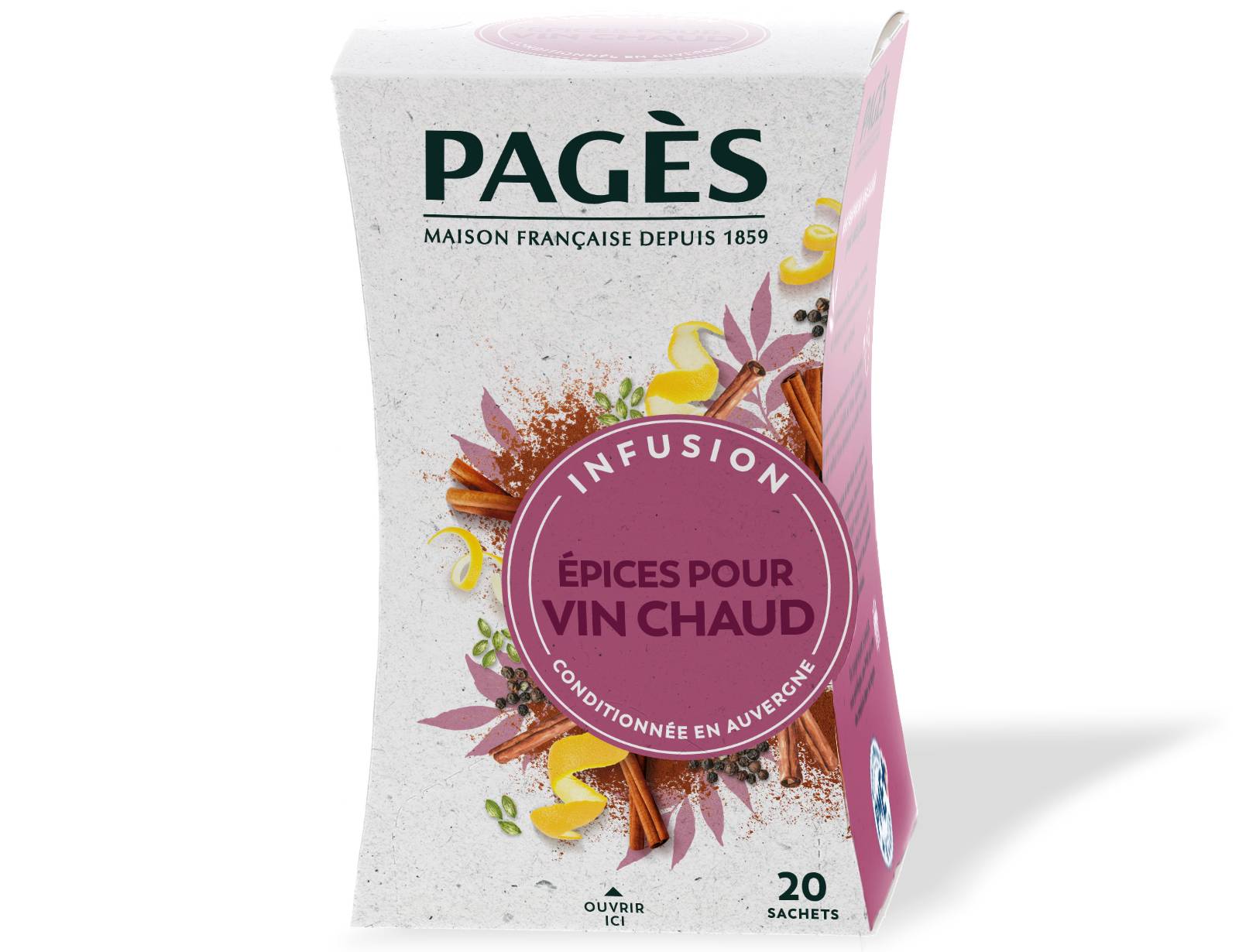 Pages - Infusion épices pour vin chaud x20 - Pagès