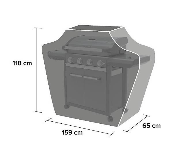 Housse barbecue gaz polyester gris XL - CAMPINGAZ - Image 3
