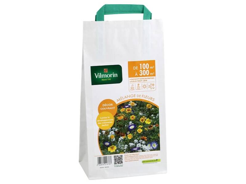 Sachet de graines Mélange fleurs Couvrant 100-300m² – VILMORIN - Image 2
