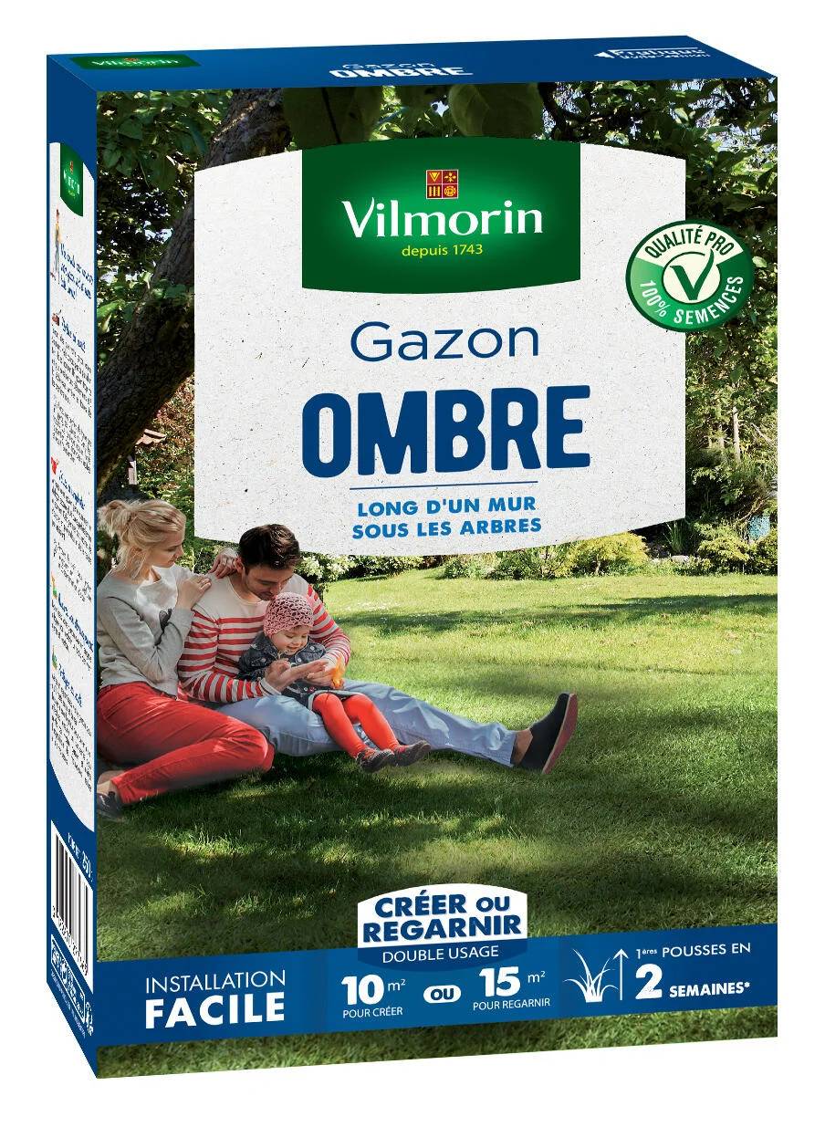 Vilmorin - Gazon Ombre 250g - VILMORIN - Image 1