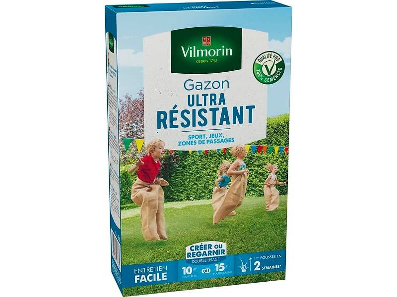 Vilmorin - Gazon ultra résistant 250g - VILMORIN