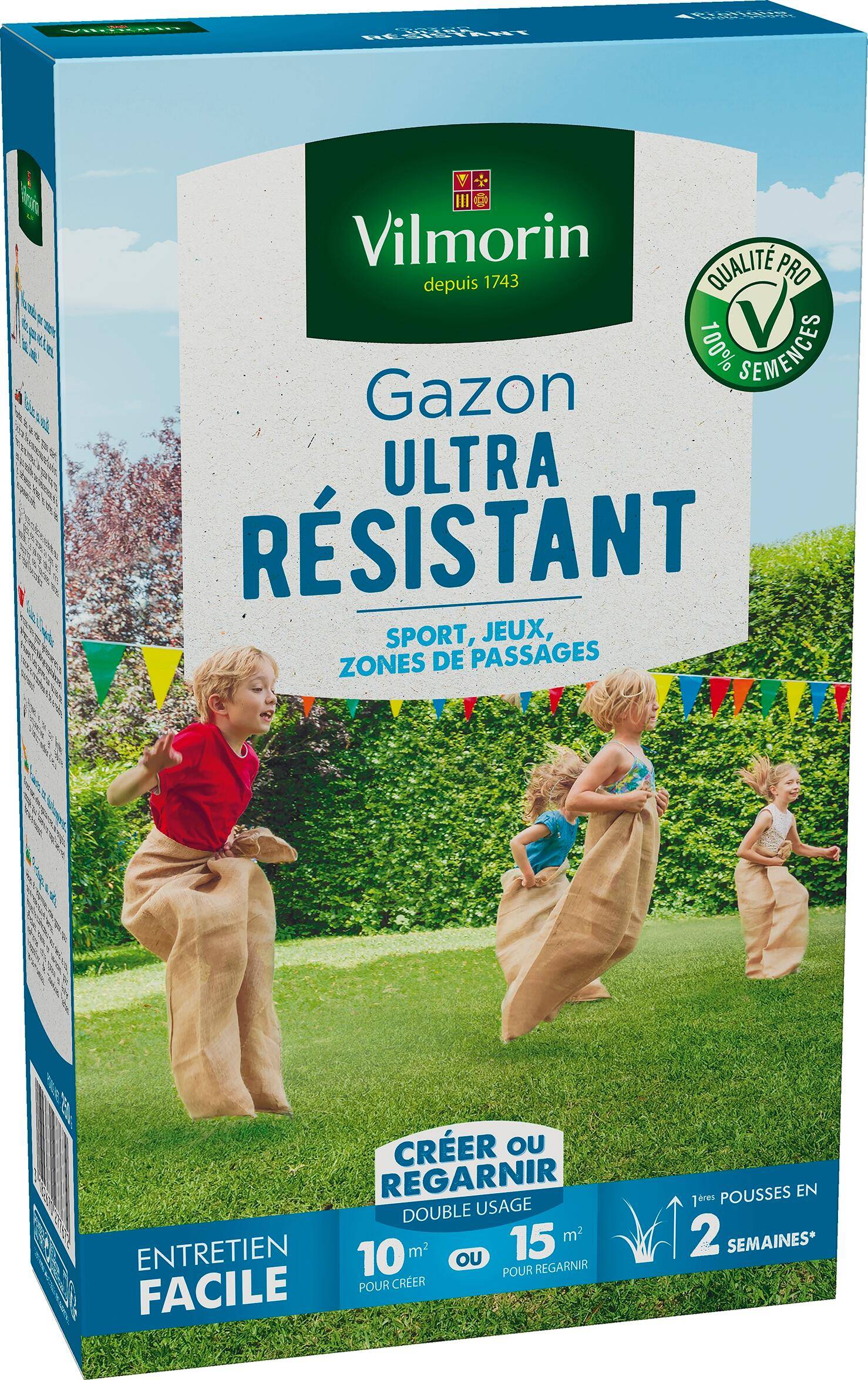 Vilmorin - Gazon ultra résistant 250g - VILMORIN - Image 4