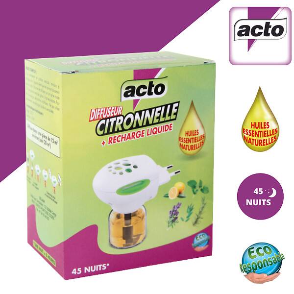 Acto - Diffuseur électrique citronnelle ACTO - Image 5