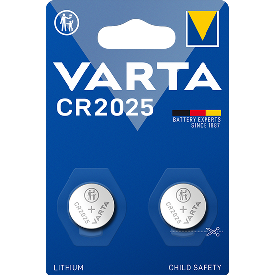 Piles Lithium CR2025 3 V - VARTA - Image 1