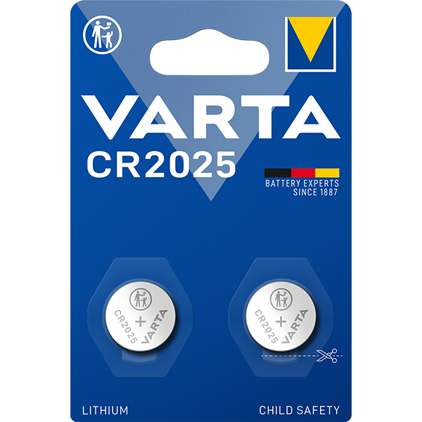 Piles Lithium CR2025 3 V - VARTA - Image 1