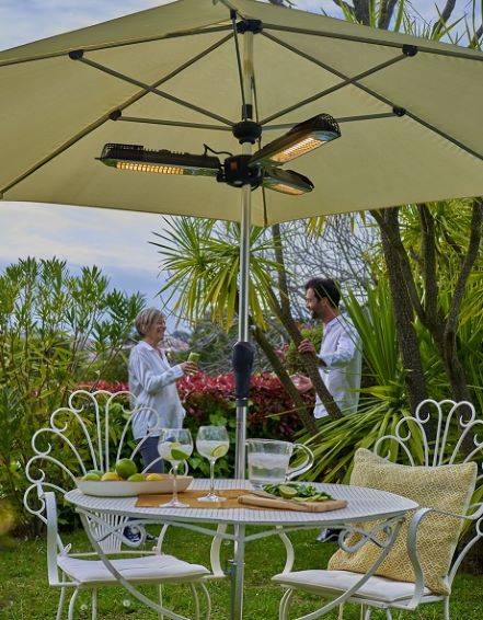 Favex - Favex - Parasol Electrique Bari L.100 x l.100 x H.8 cm - Image 1