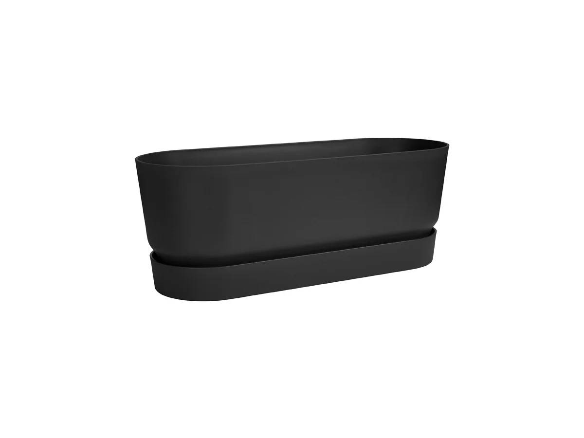 Balconnière greenville plastique noir 49 x 19,8 x 18,4 cm - ELHO - Image 4