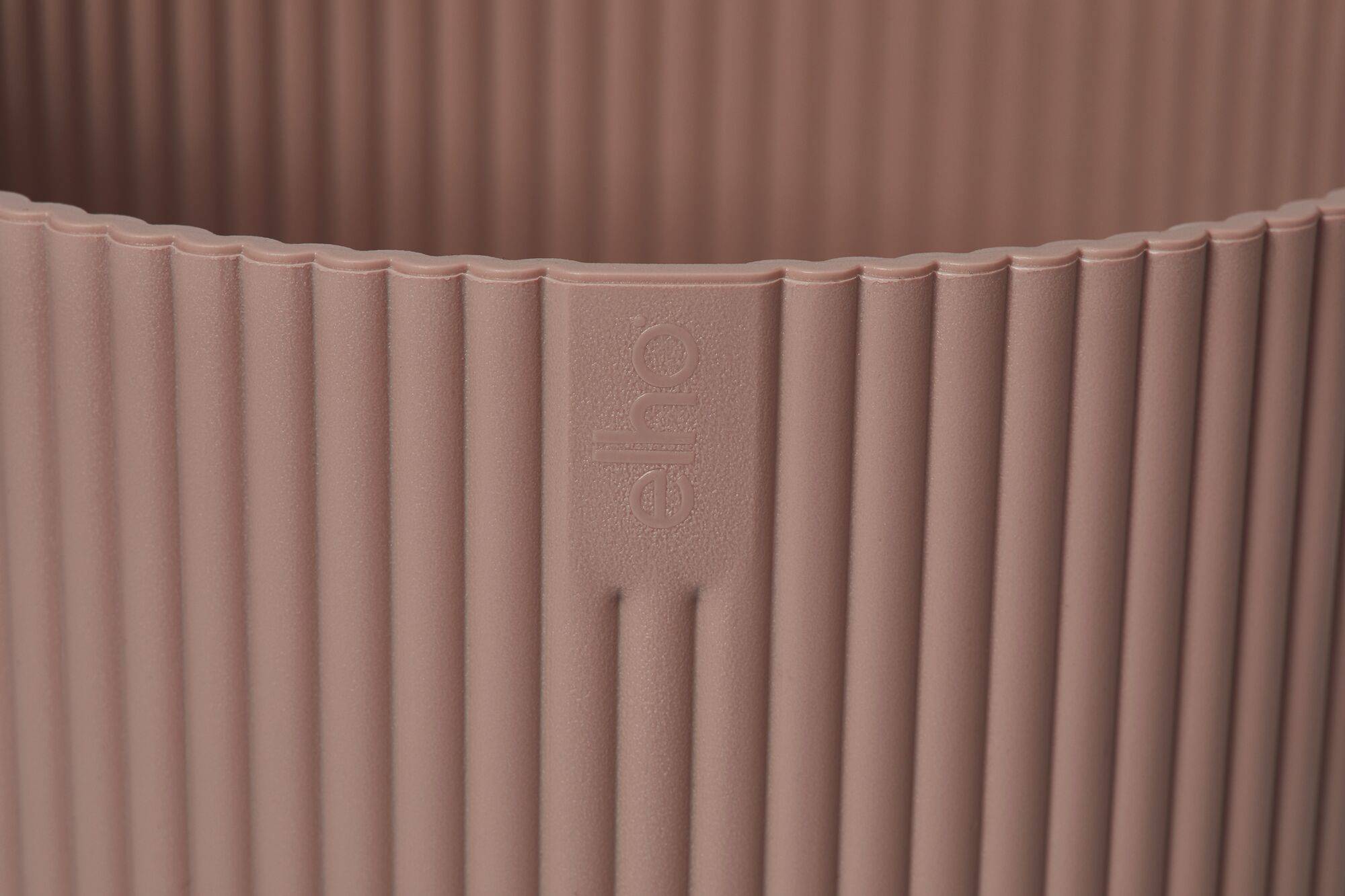 Elho - Elho - Pot Vibes Fold Rond Rose Poudré Ø.14,13 x H.12,94 cm - Image 3
