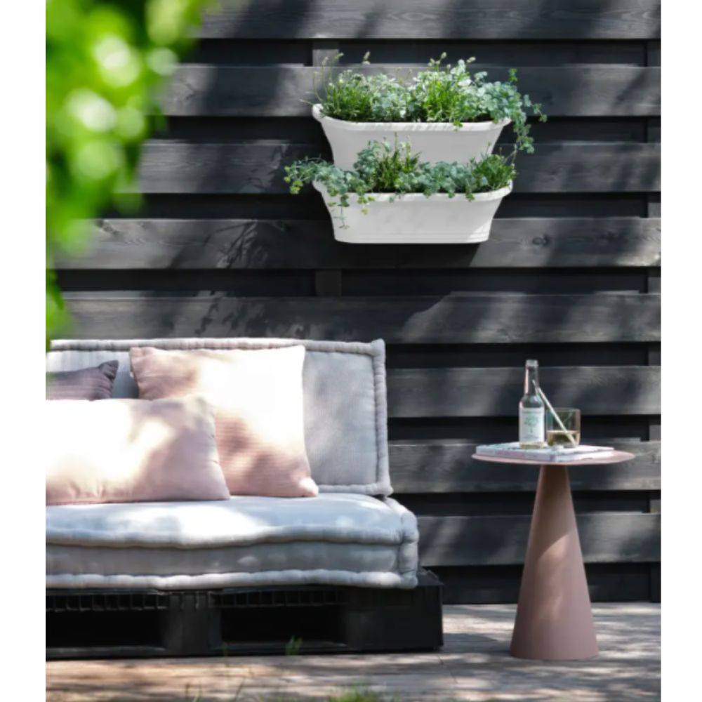 Lot de 2 Balconnières Polypropylène Vert Forest - ELHO - Image 5