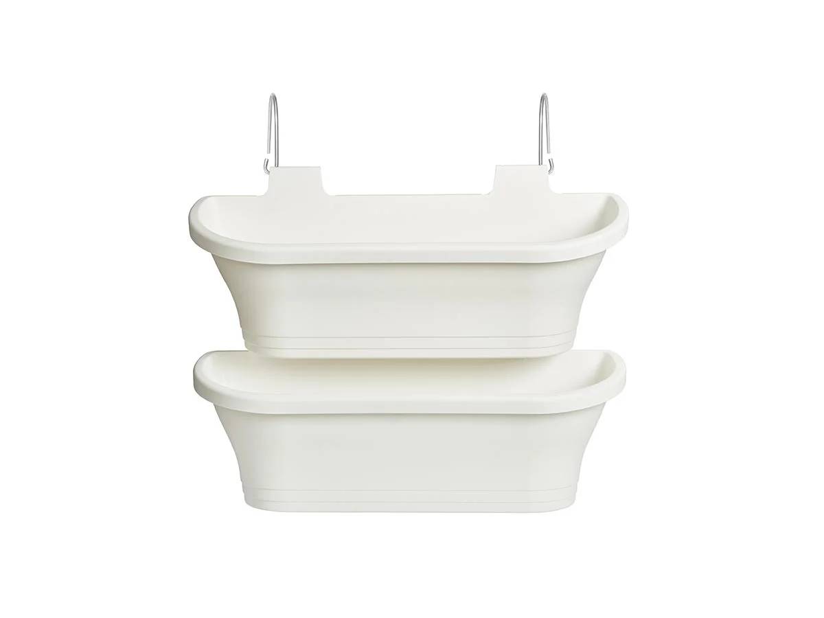 Lot de 2 Balconnières Polypropylène Vert Forest - ELHO - Image 16