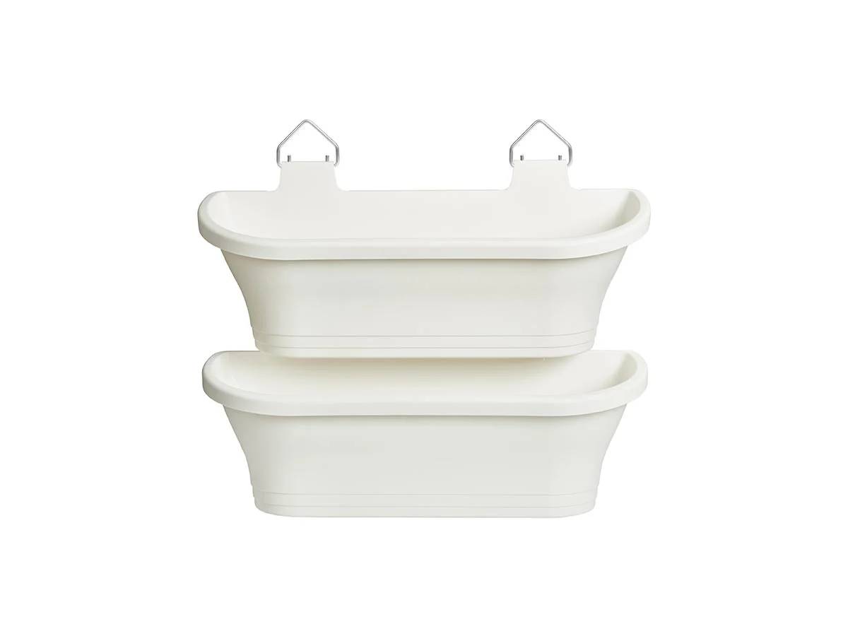 Lot de 2 Balconnières Polypropylène Vert Forest - ELHO - Image 11