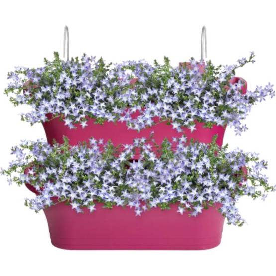 Lot de 2 balconnières rectangulaire cerise - ELHO - Image 6