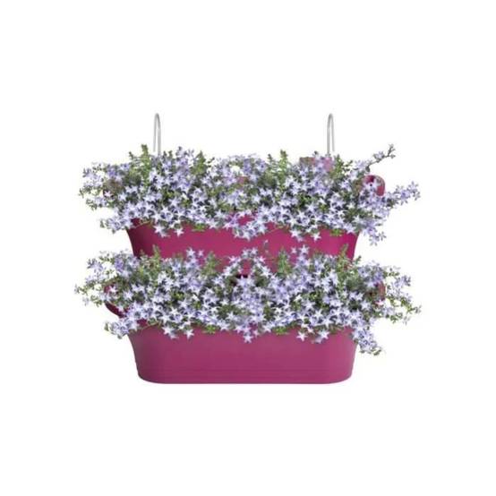 Lot de 2 balconnières rectangulaire cerise - ELHO - Image 16