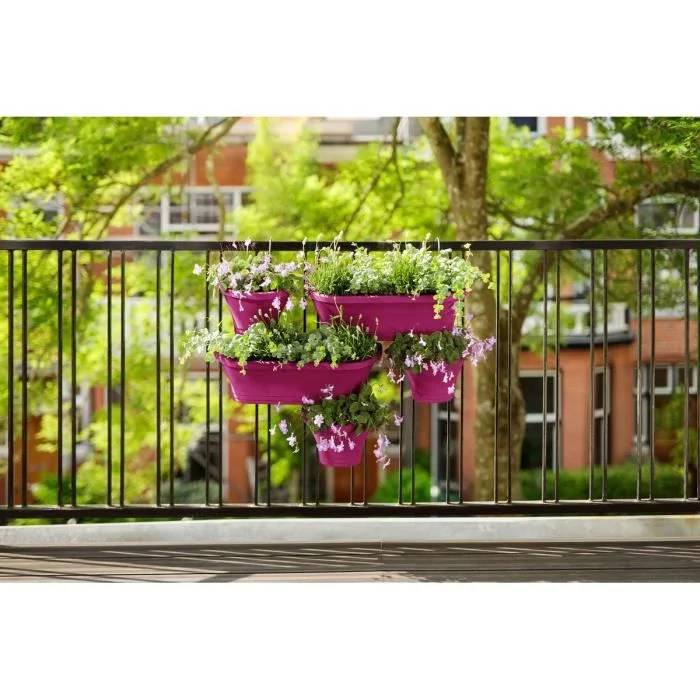 Lot de 2 balconnières rectangulaire cerise - ELHO - Image 15