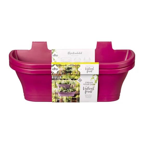 Lot de 2 balconnières rectangulaire cerise - ELHO - Image 14