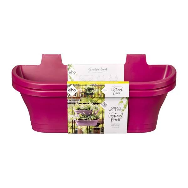 Lot de 2 balconnières rectangulaire cerise - ELHO - Image 14