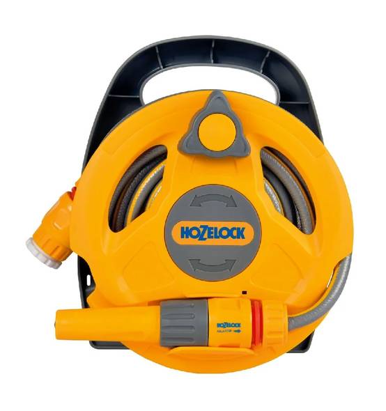 Hozelock - Dévidoir Micro Reel Plastique Gris et Jaune 10 m – HOZELOCK - Image 6