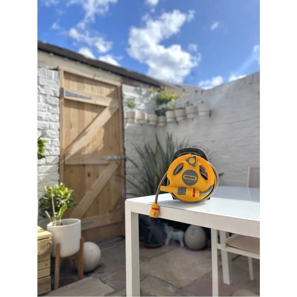 Hozelock - Dévidoir Micro Reel Plastique Gris et Jaune 10 m – HOZELOCK - Image 9