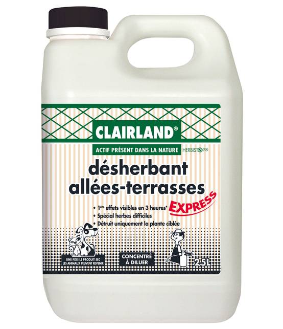 Clairland Biocontrôle - Désherbant allées terrasses concentré 2,5 L - Clairland Biocontrôle - Image 1