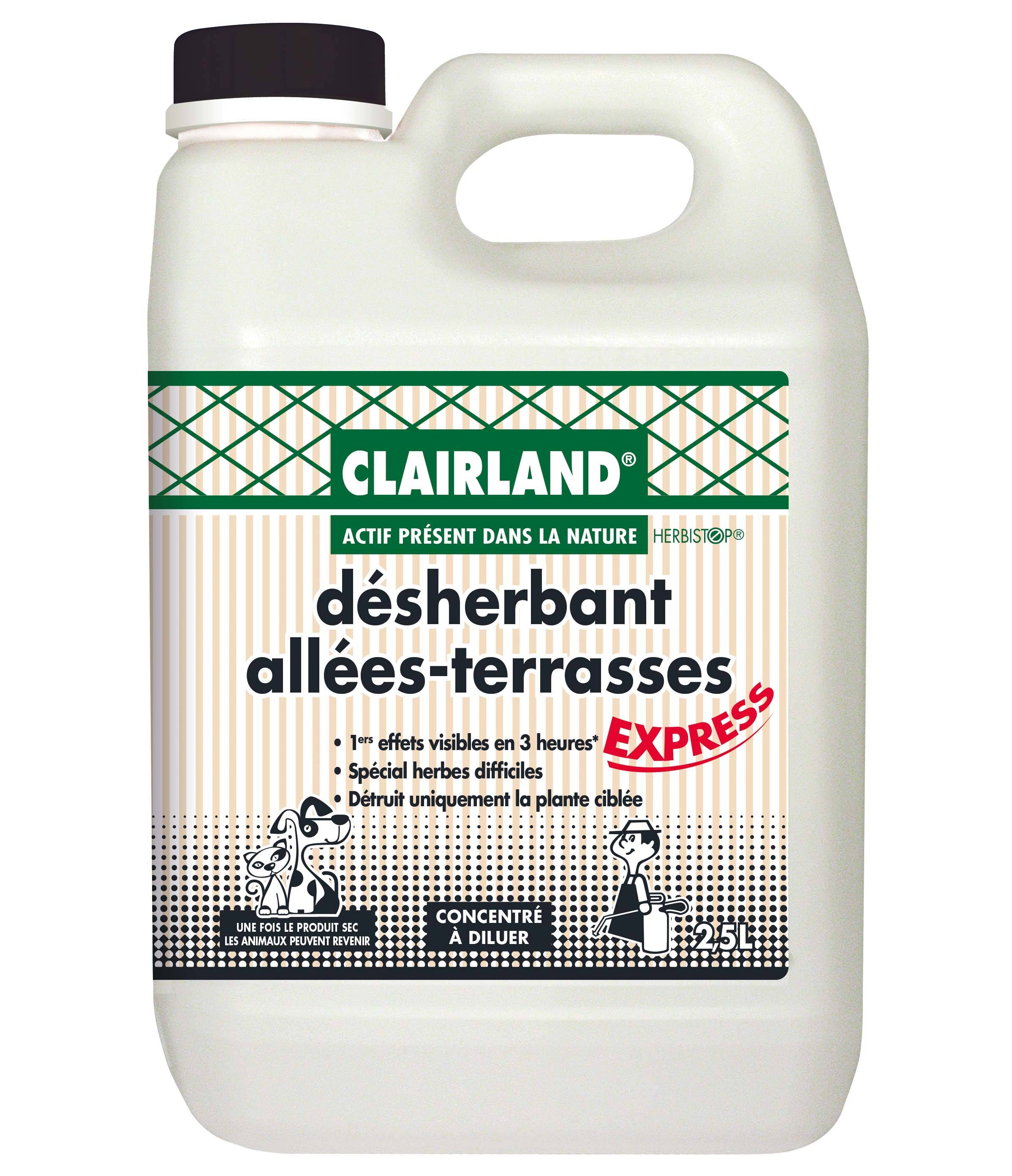 Clairland Biocontrôle - Désherbant allées terrasses concentré 2,5 L -  Clairland Biocontrôle - Image 1
