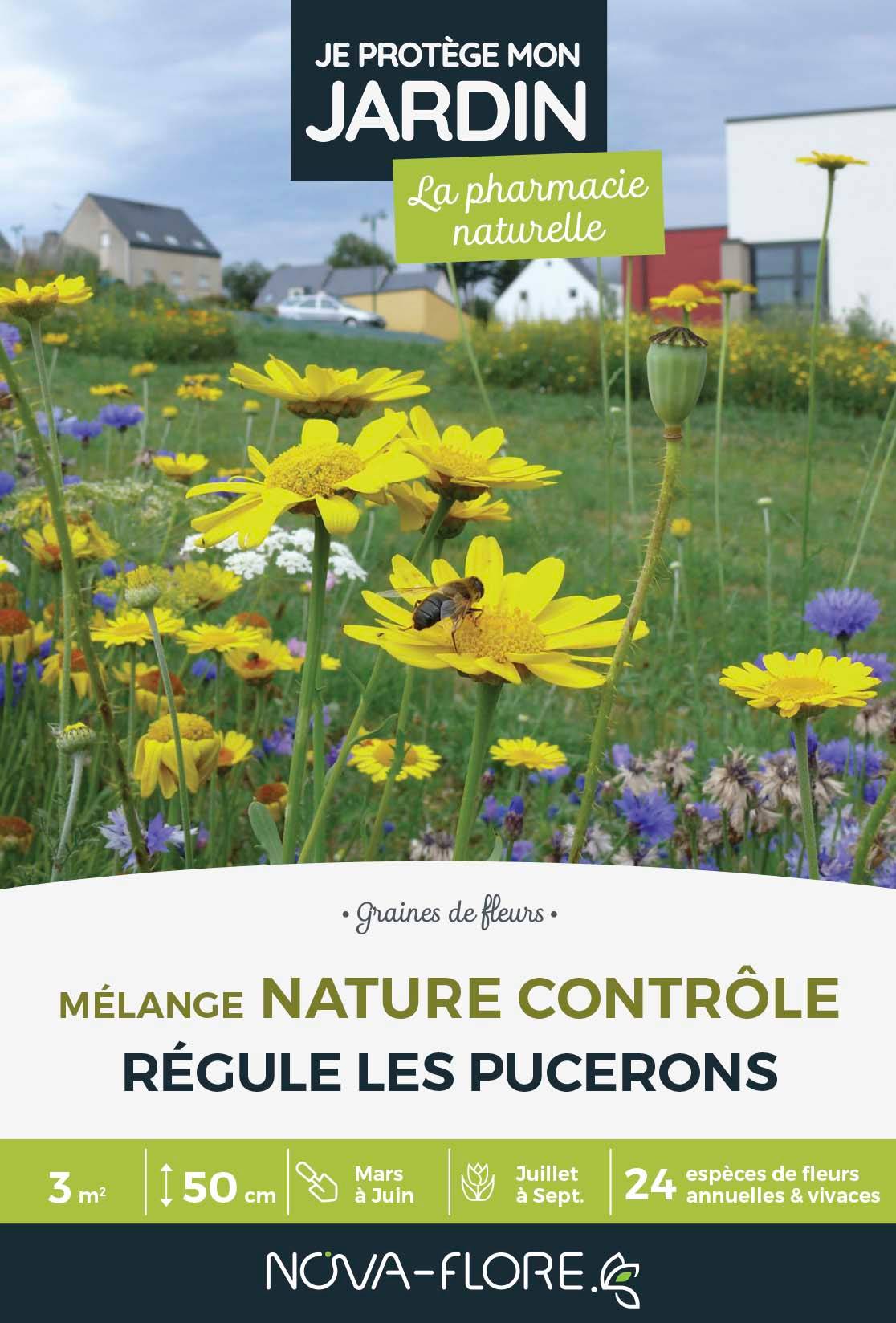 Nova flore - Mélange Nature Contrôle 3 m2 - Nova Flore