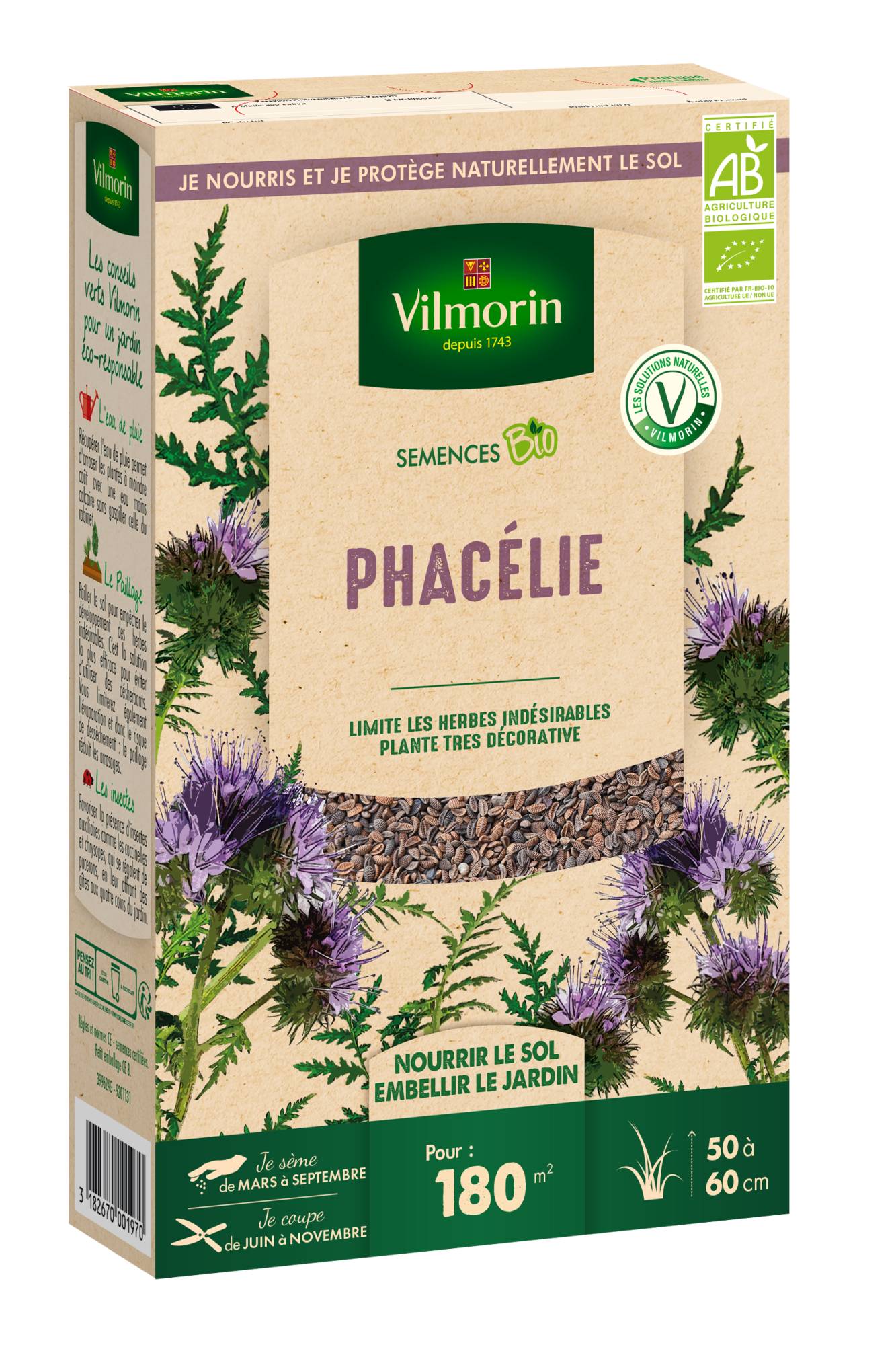 Graines de Phacélie Bio 375g – VILMORIN - Image 3