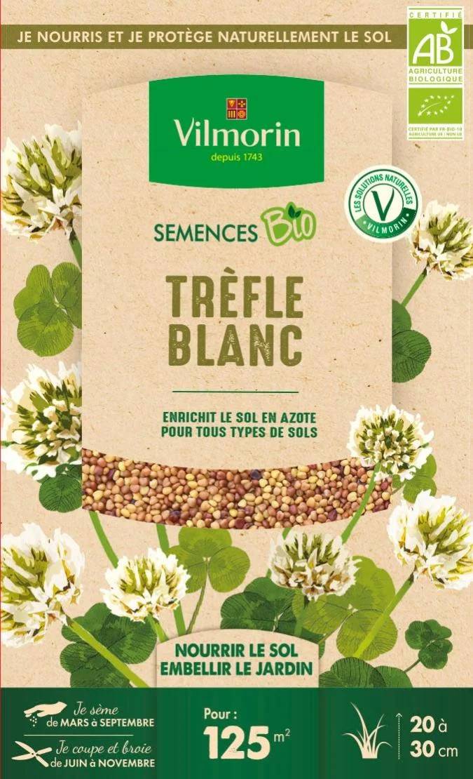 Graines de Trèfle blanc BIO 375g – VILMORIN
