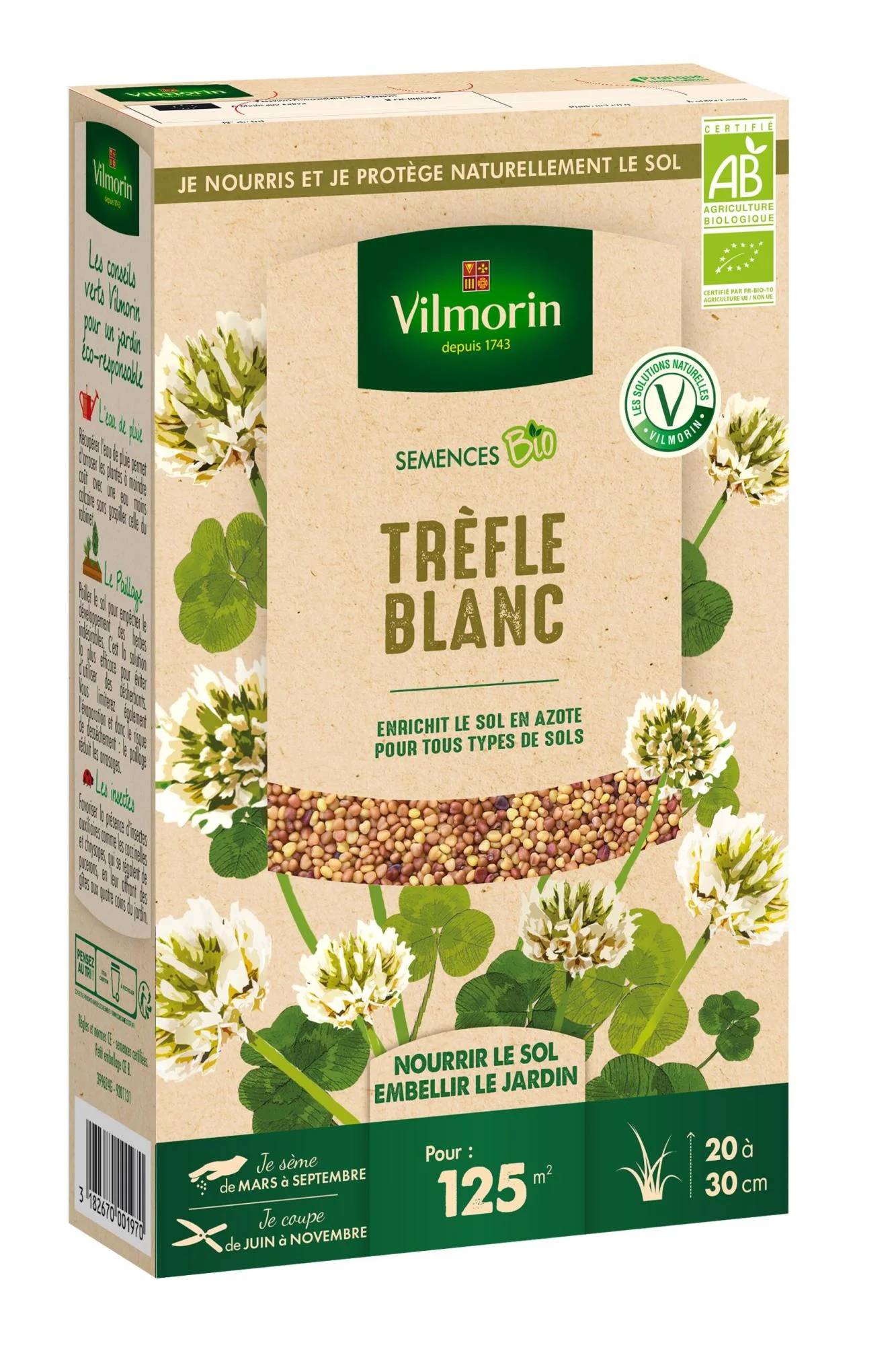 Graines de Trèfle blanc BIO 375g – VILMORIN - Image 3