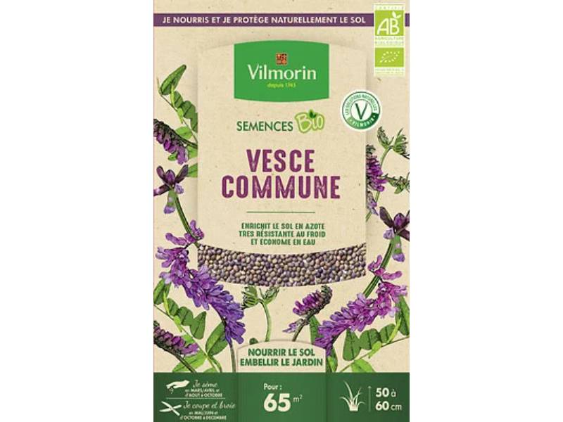 Graines vesce commune Bio 375 gr – VILMORIN - Image 1