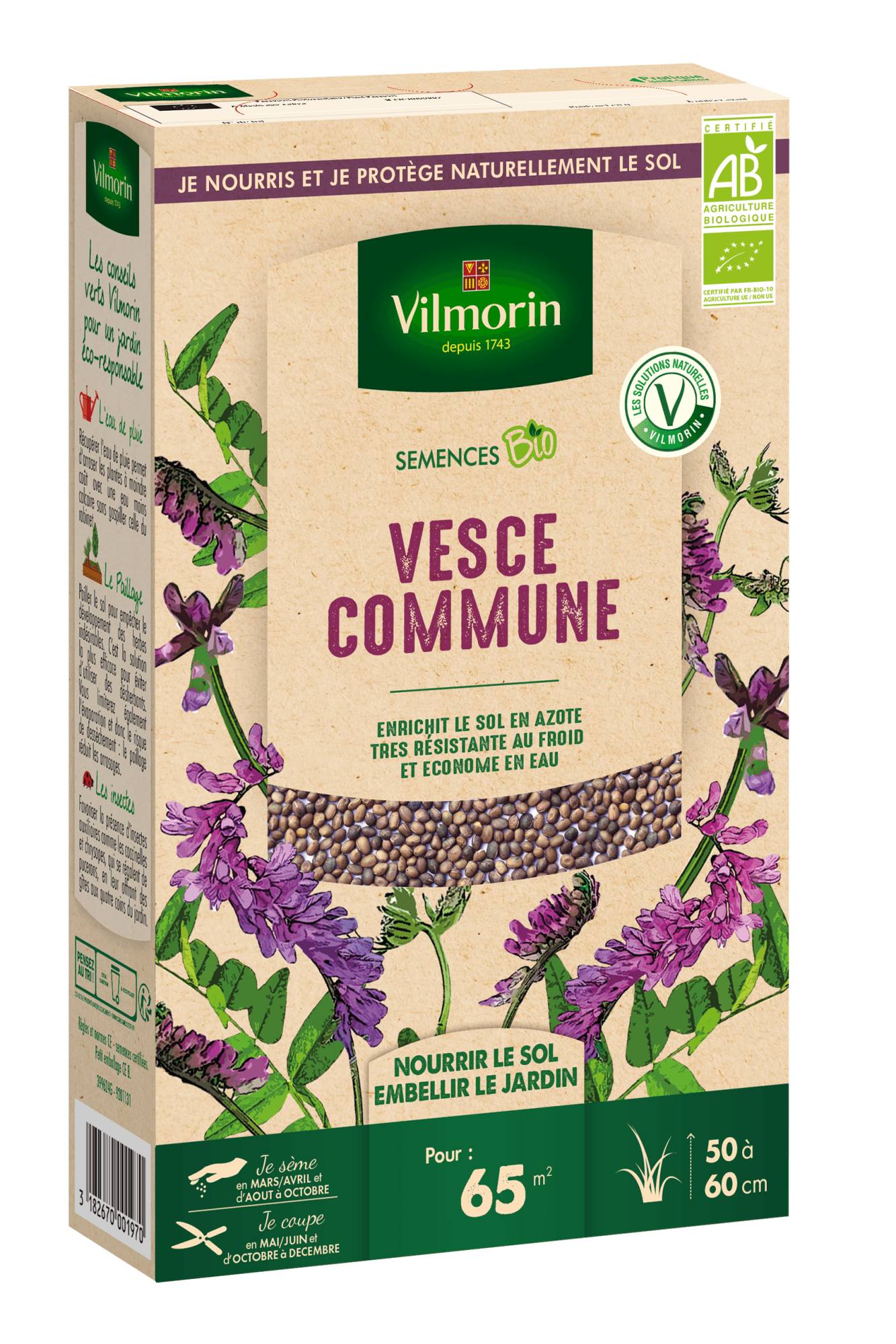 Graines vesce commune Bio 375 gr – VILMORIN - Image 4