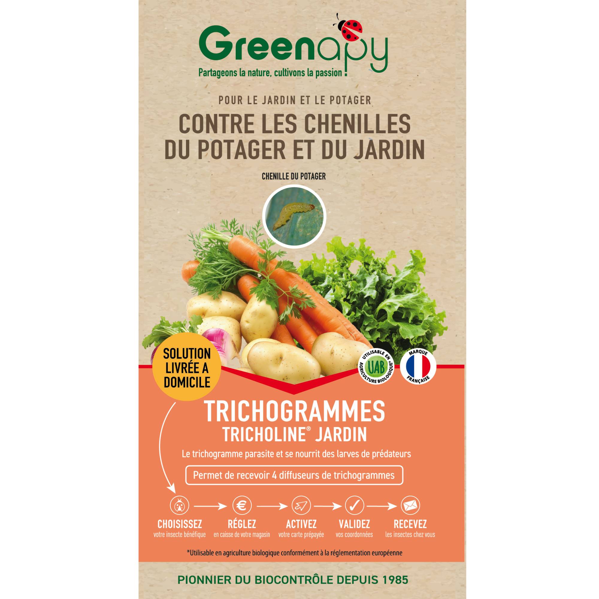 Greenapy - Prépayé Tricholine Jardin anti-chenilles du potager x4  - Greenapy - Image 6