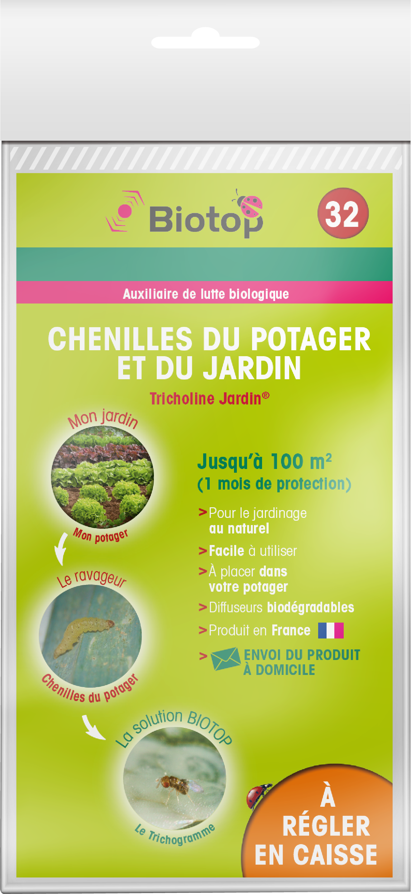 Greenapy - Prépayé Tricholine Jardin anti-chenilles du potager x4  - Greenapy - Image 1