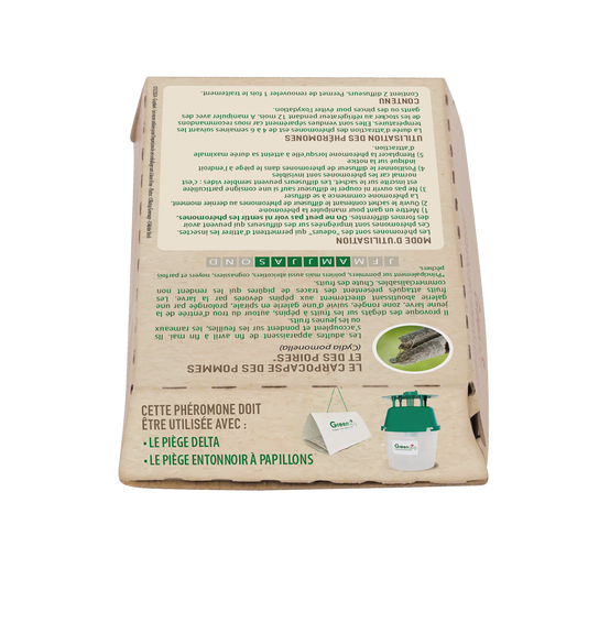 Greenapy - Phéromone carpocapse des pommes et des poires Cydia pomonella boîte de 2 capsules - Greenapy - Image 7